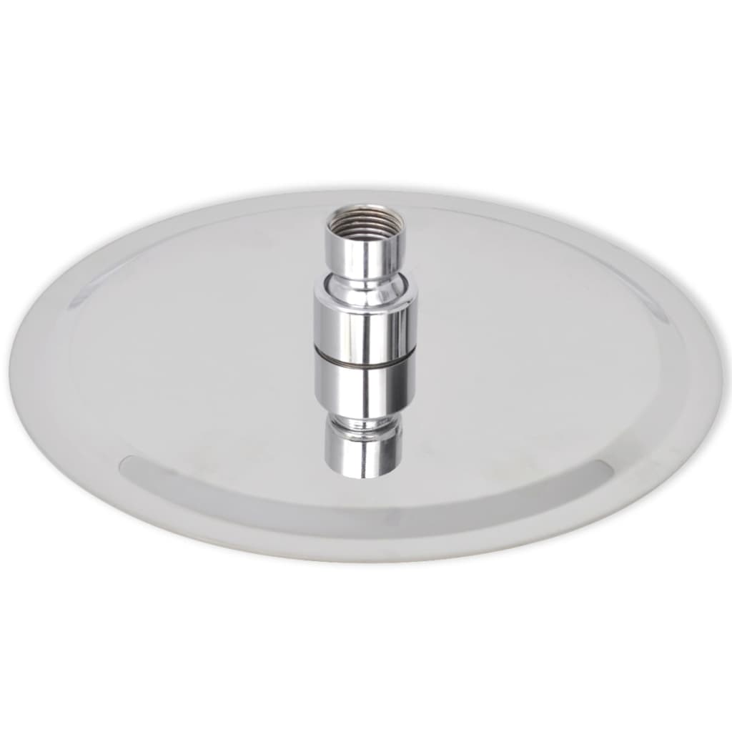 VidaXL Regendouchekop rond 20 cm roestvrij staal