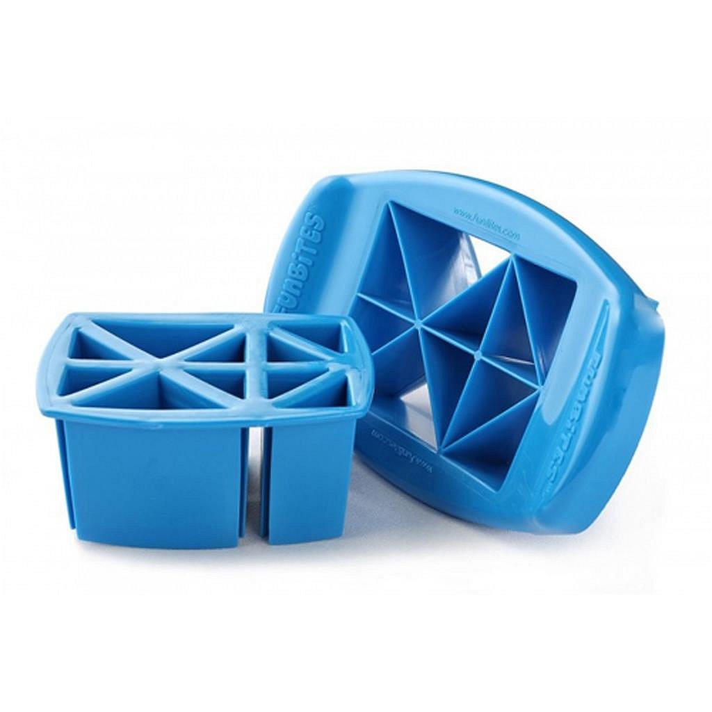 Basic Funbites ijsblokjesvorm driehoeken blauw