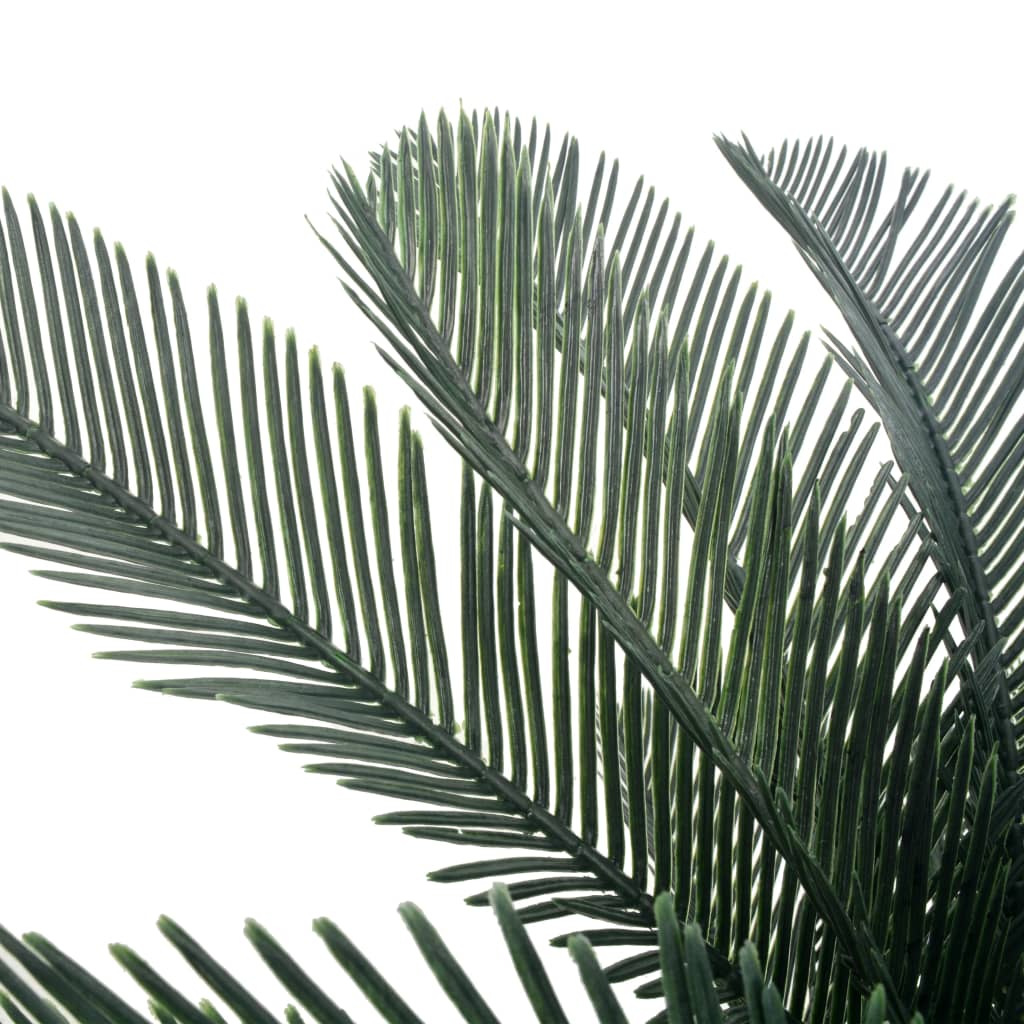 VidaXL Kunstplant met pot cycaspalm 125 cm groen