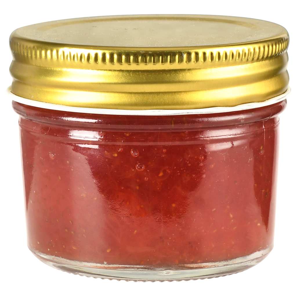 VidaXL Jampotten met goudkleurige deksels 24 st 110 ml glas