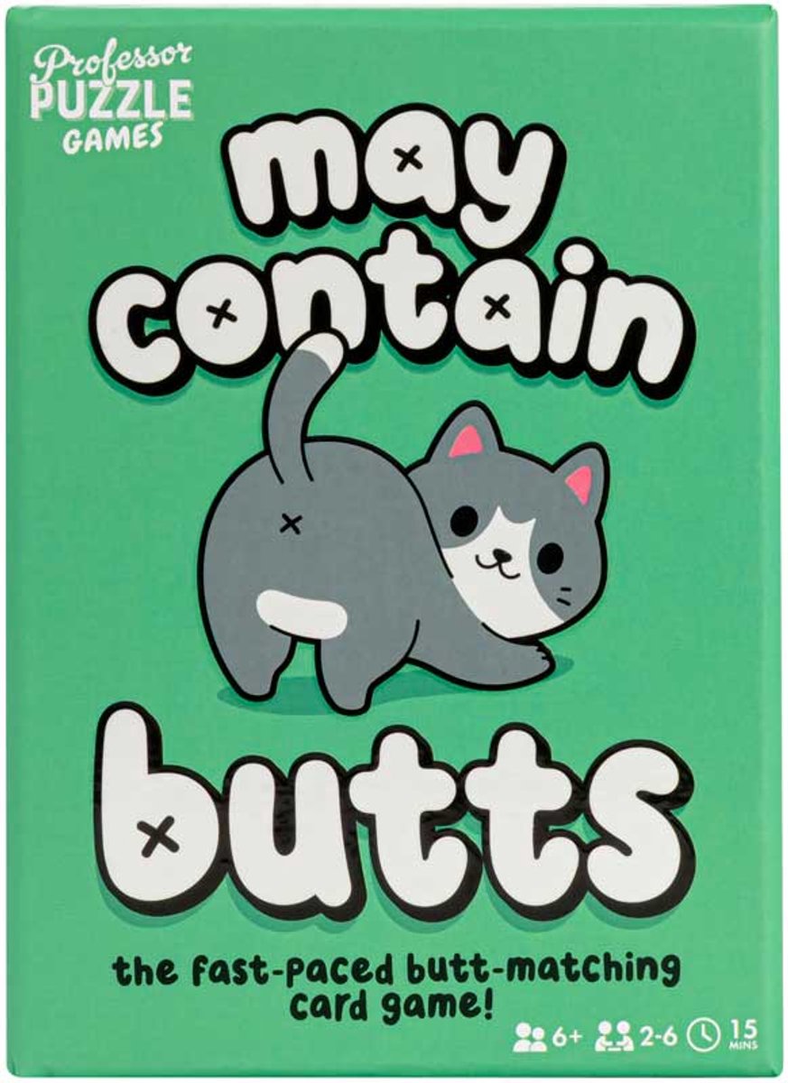 Professor Puzzle May contain butts - kaartspel (eng)
