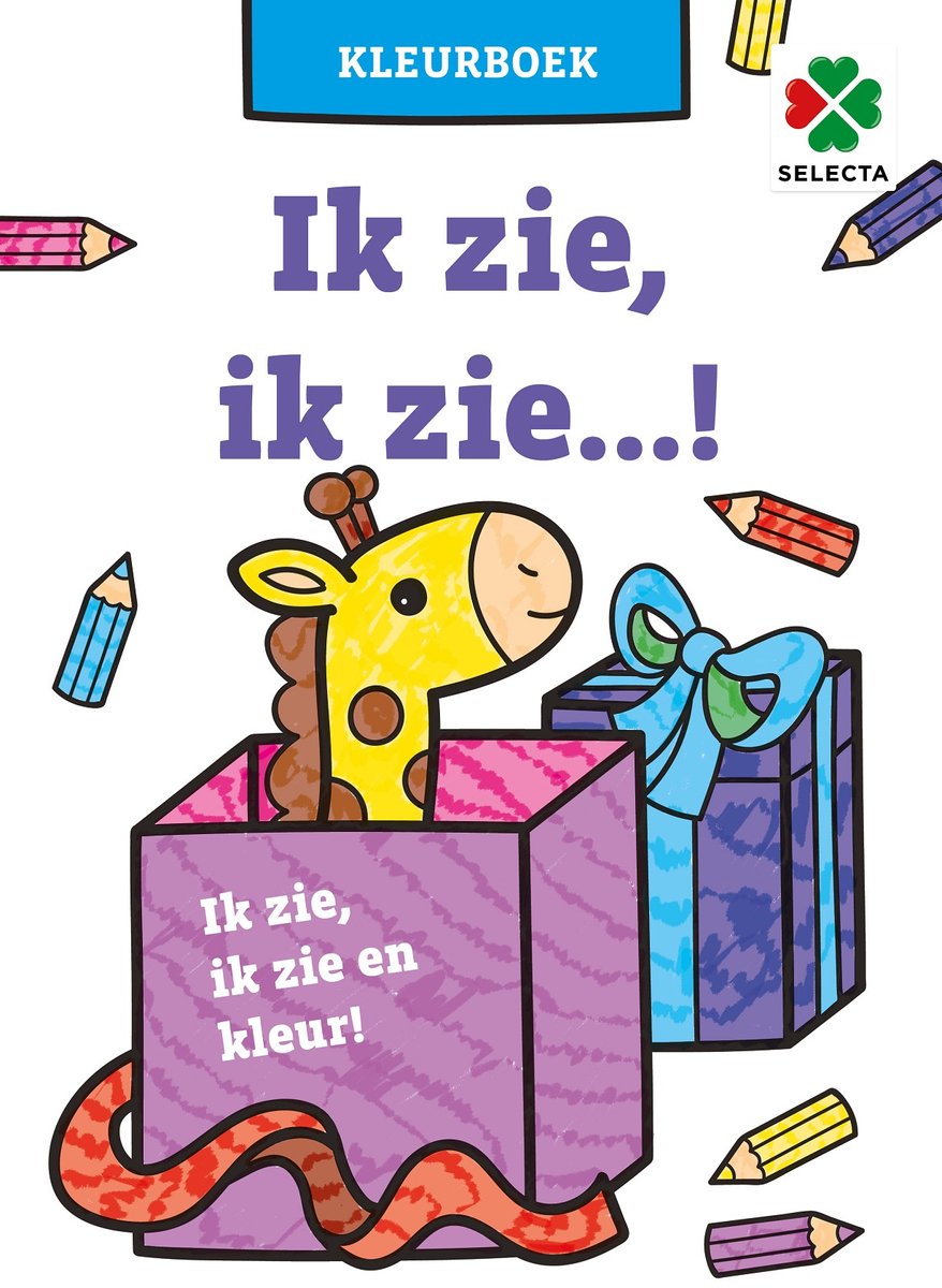 Selecta Tactic ik zie, ik zie...! - kleur- en activiteitenboek - zoek-, kijk- en puzzelboek voor kinderen - vanaf 4 jaar