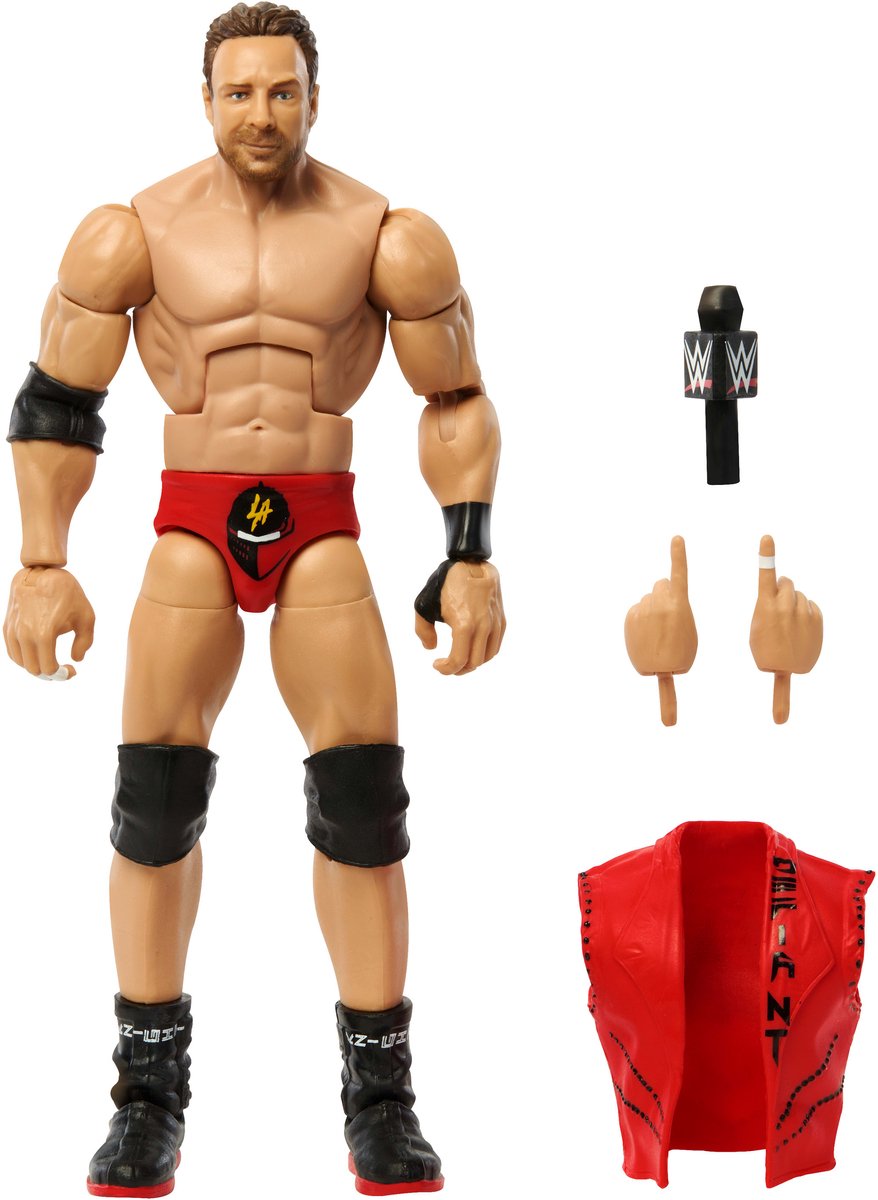Mattel wwe elite collection top picks la knight action figure, 8 jaar, meerkleurig, kunststof
