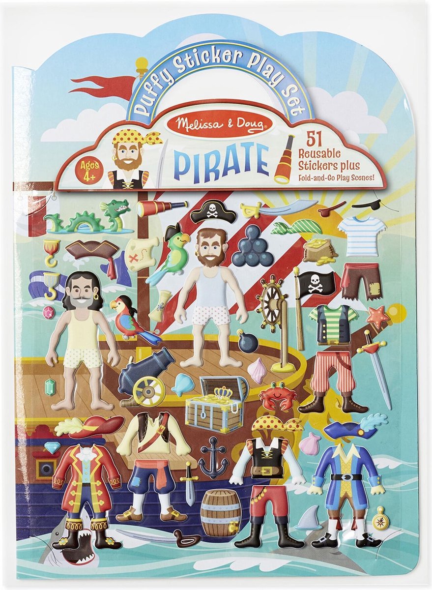 Melissa Doug - puffy sticker play set - pirate