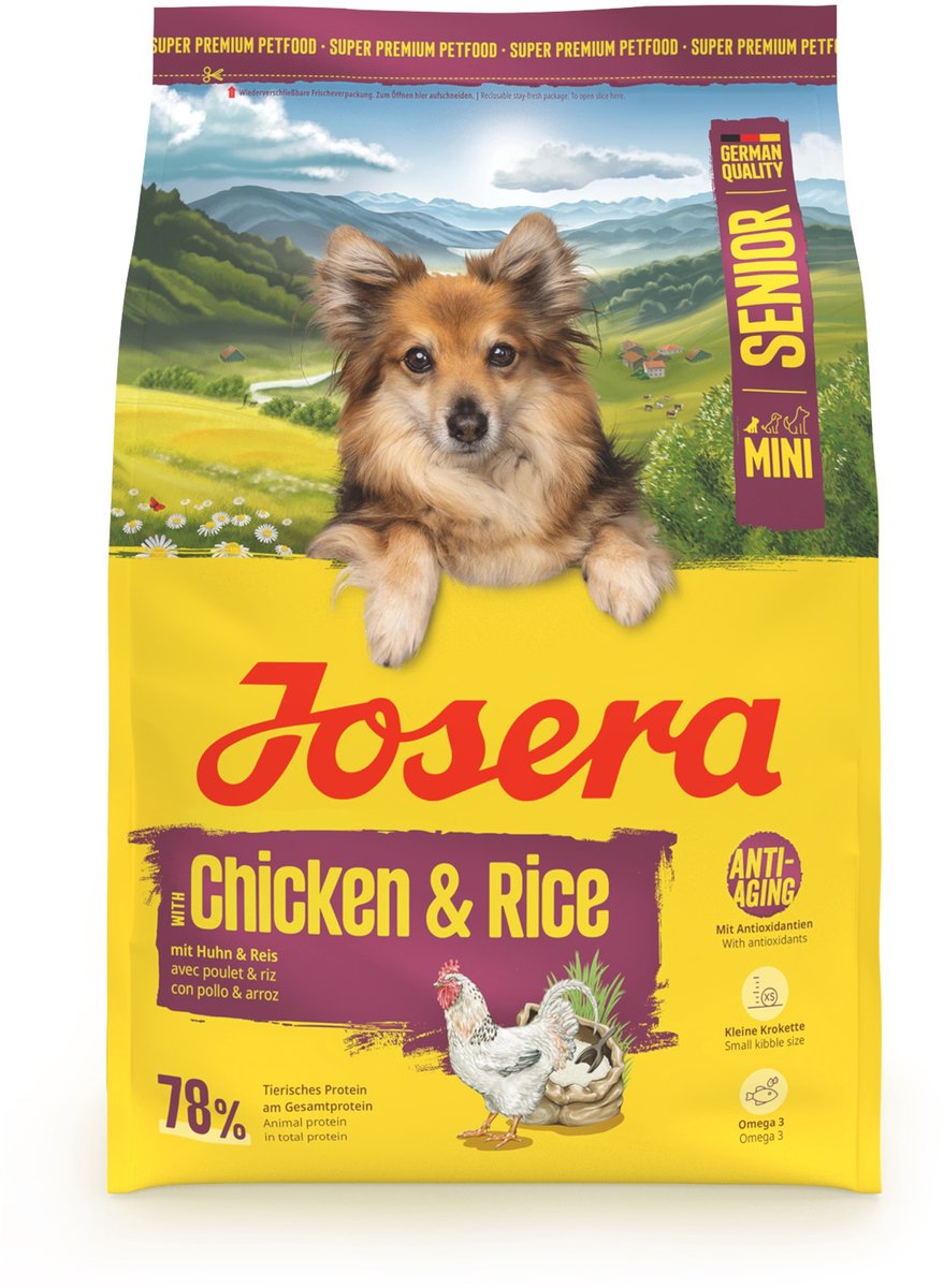 Josera chicken rice - hondenvoer - mini senior - 3 kg