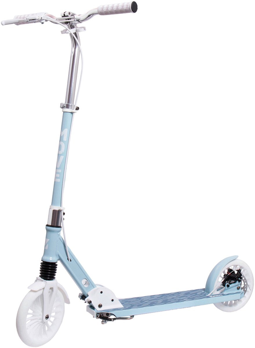 Move Skates Vouwstep - move 200 disc - retro blauw - plooibaar - in de hoogte verstelbaar - kinderen en volwassenen (8+)