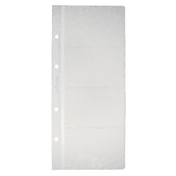 Visitekaarthoesjes Visifix Durable 2387 57x90mm transparant polypropyleen