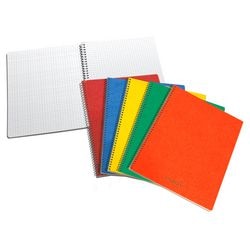 Spiraalschrift papier 60g m2 8x13,5cm geruit 5x5mm 50vel
