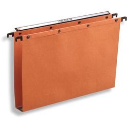 Hangmap Elba 205002 karton 240g m2 foolscap etikethouder verticaal 30mm bodem