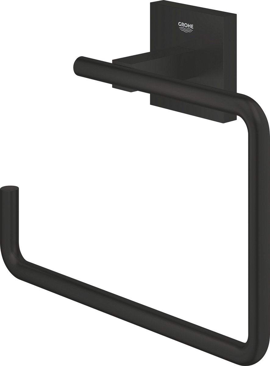 GROHE start cube handdoekring - matte black