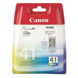 Inktcartridge Canon CL-41 cyaan magenta geel