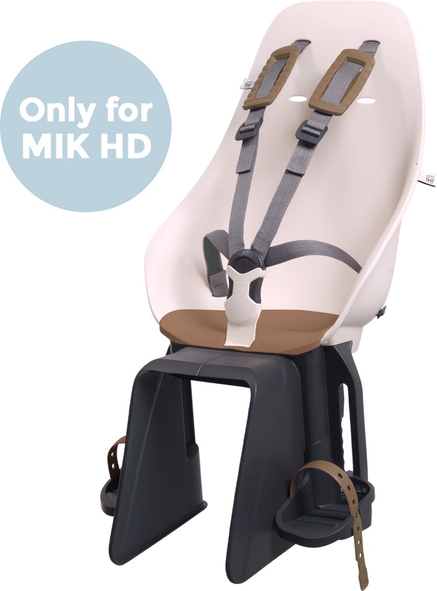 Urban Iki fietsstoeltje achter ta–ke mik hd - sakura pink kurumi brown