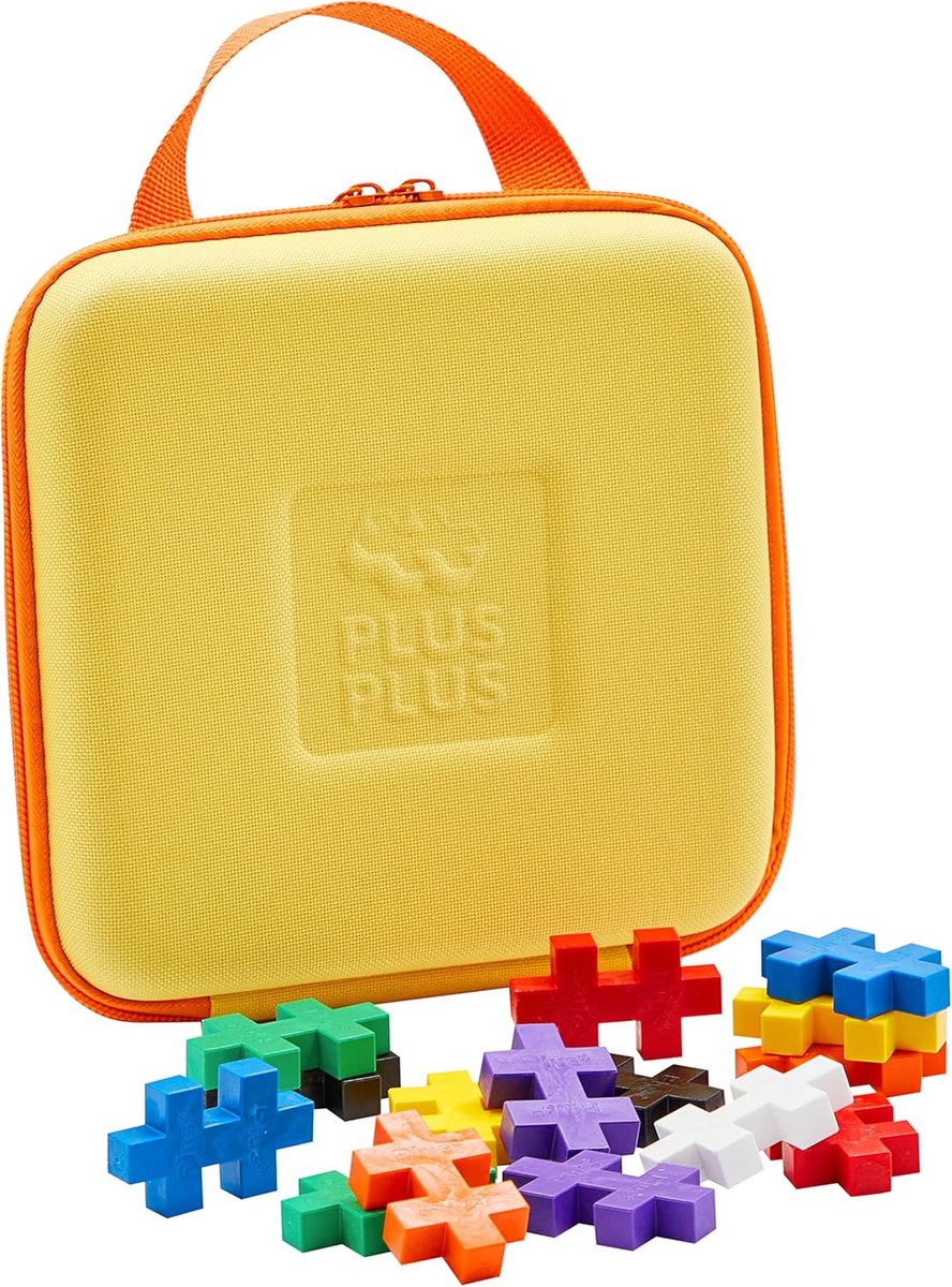 Plus-Plus big reistas 15 delige bouwset - 3430 - bouwspeelgoed - constructiespeelgoed - set met bouwstenen - vanaf 1 jaar