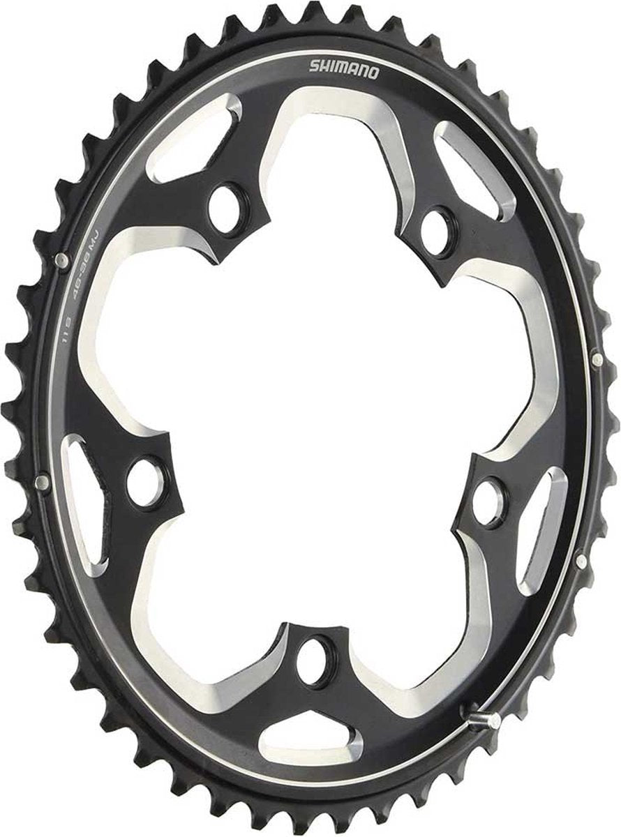 Shimano blad race 52t 11v 110mm voor 52-36t zwart y1pr98060