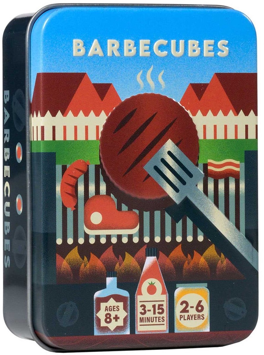 Asmodee Alley cat games barbecubes - snel behendigheidsspel voor 2-6 spelers