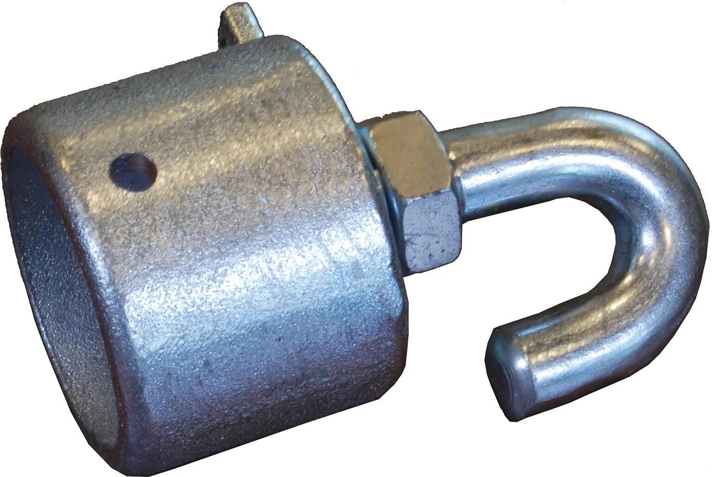 BÜNTE bruststangenendstück end piece with hook zinced
