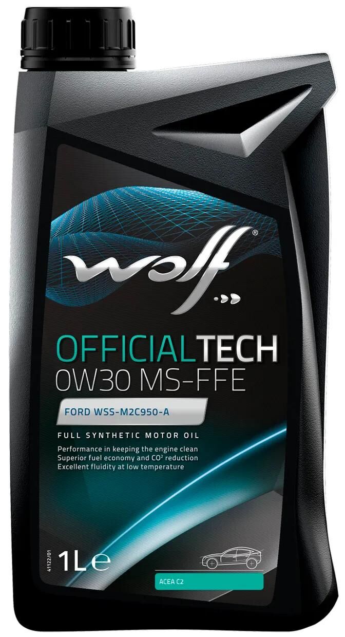 Wolf motoröl officialtech ms-ffe motoroil 0w30 1l off.tech ms-ffe