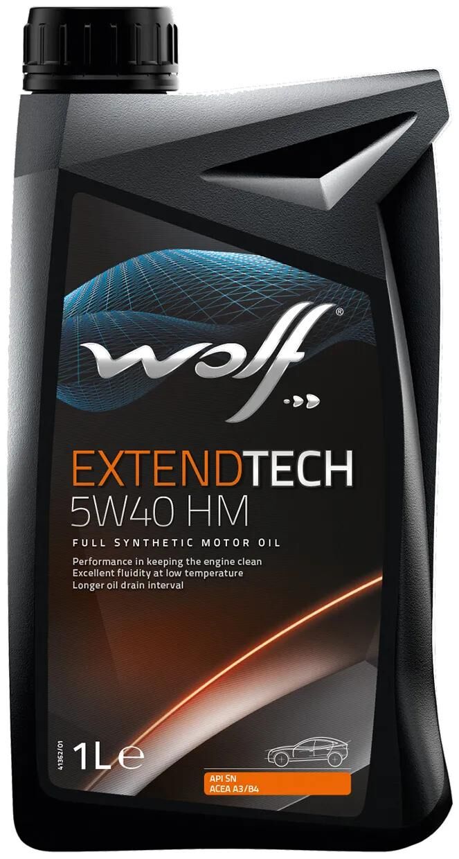 Wolf motoröl extendtech hm motoroil 5w40 1l extendtech hm