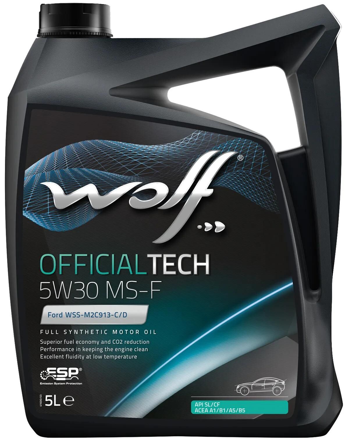 Wolf motoröl officialtech ms-f motoroil 5w30 5l off.tech ms-f