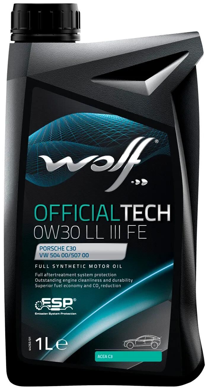 Wolf motoröl officialtech ll iii fe motoroil 0w30 1l off.tech ll iii fe
