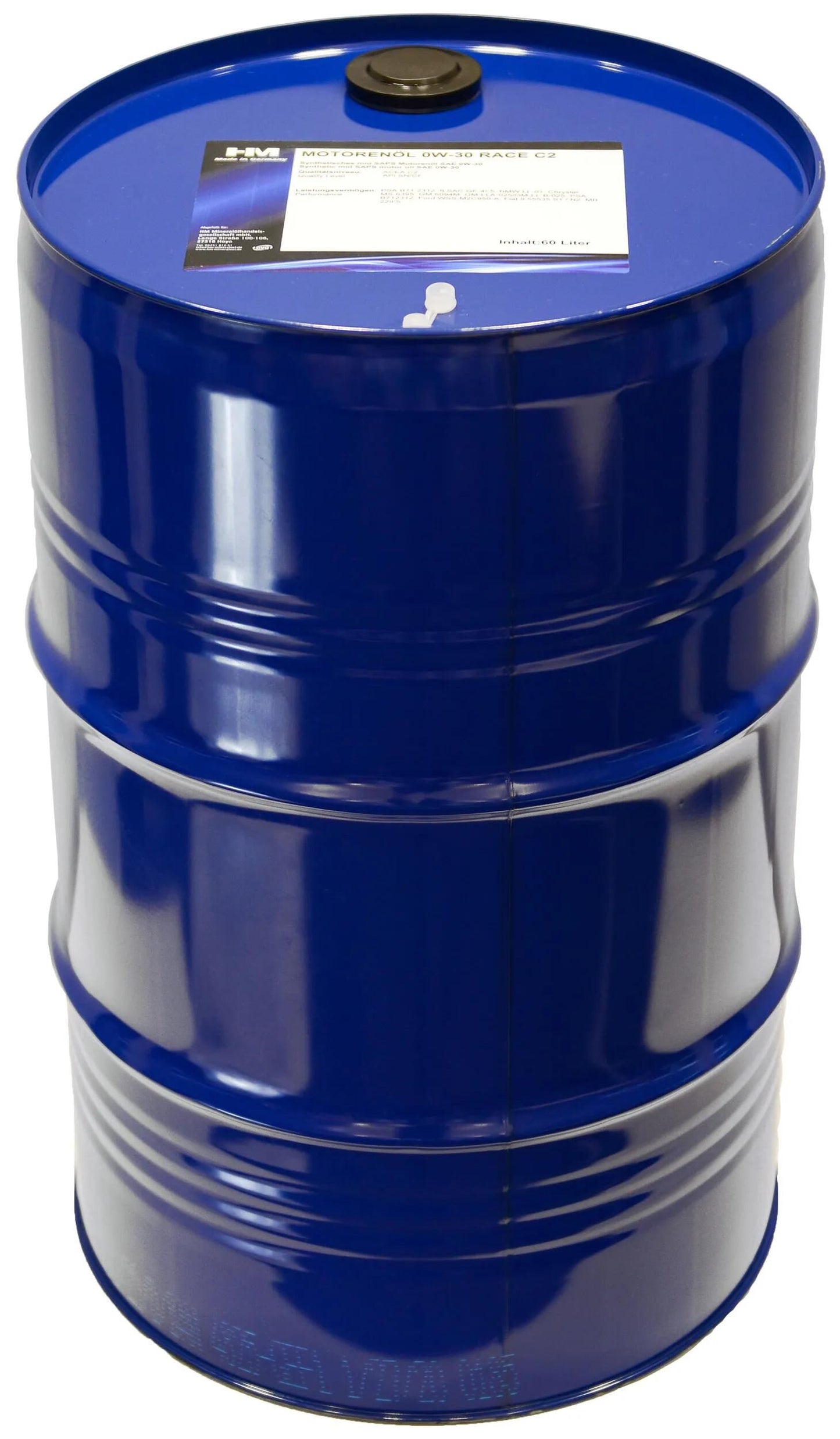 HM motoröl top motor oil 5w-40 sl part synth. 60 ltr.