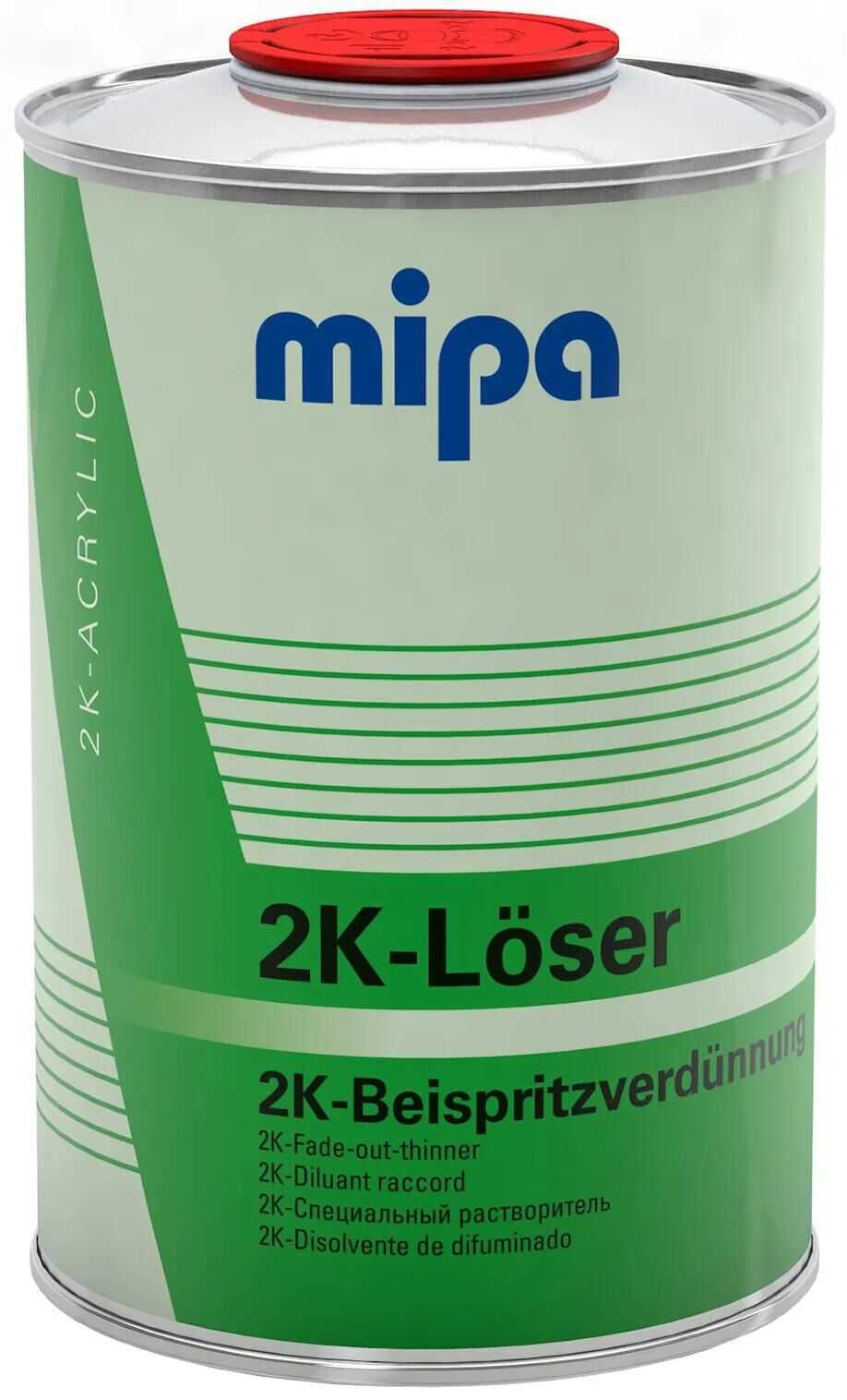 Mipa verdünnung 2k-löser 2k-loeser beispritzverdue 1ltr.