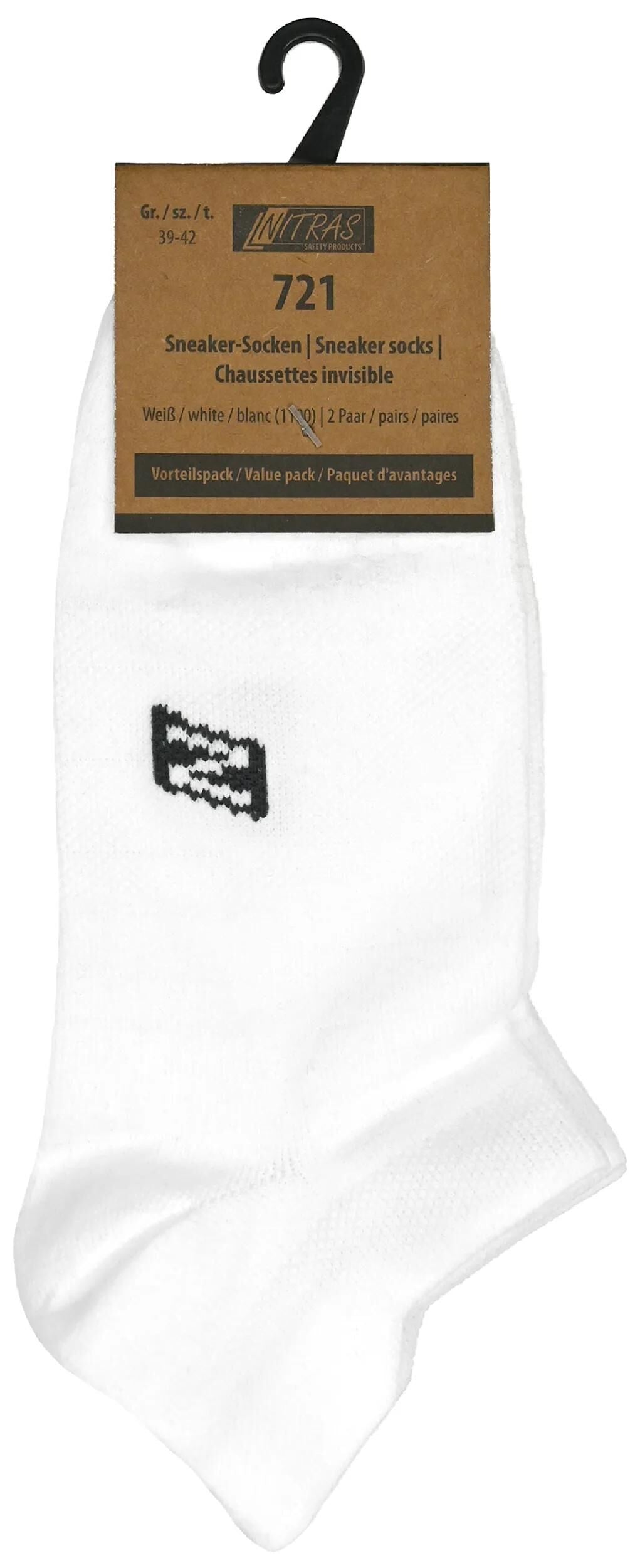 NITRAS SAFETY socken sneaker sneaker-sock.we gr.35-38 nitras 1pk with 2 pairs