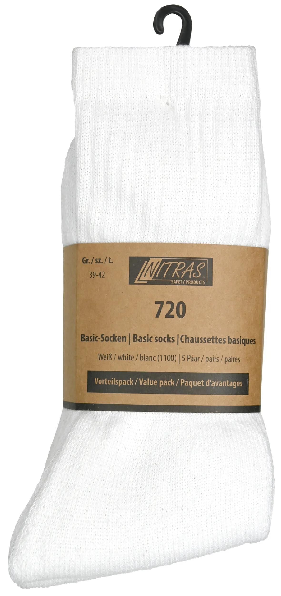 NITRAS SAFETY socken basic basic-socks we gr.47-50 nitras 1pk with 5 pairs