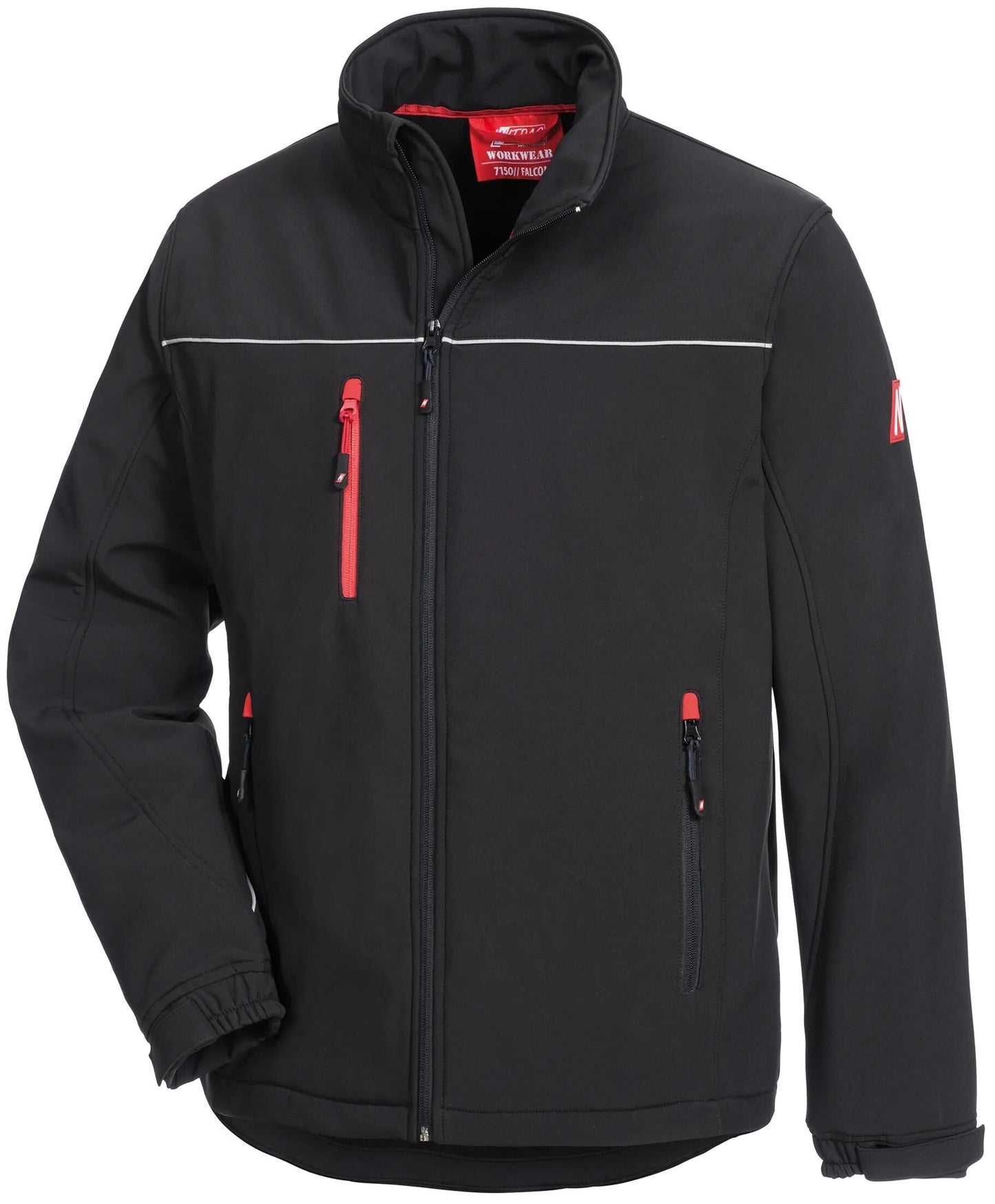 NITRAS SAFETY softshelljacke motion tex light softshell jacket gr. xxl motion tex light black