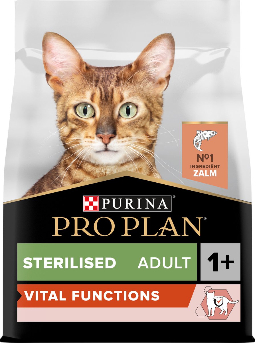 Pro Plan sterilised adult vital functions - kattenvoer droogvoer - zalm - 1.5 kg