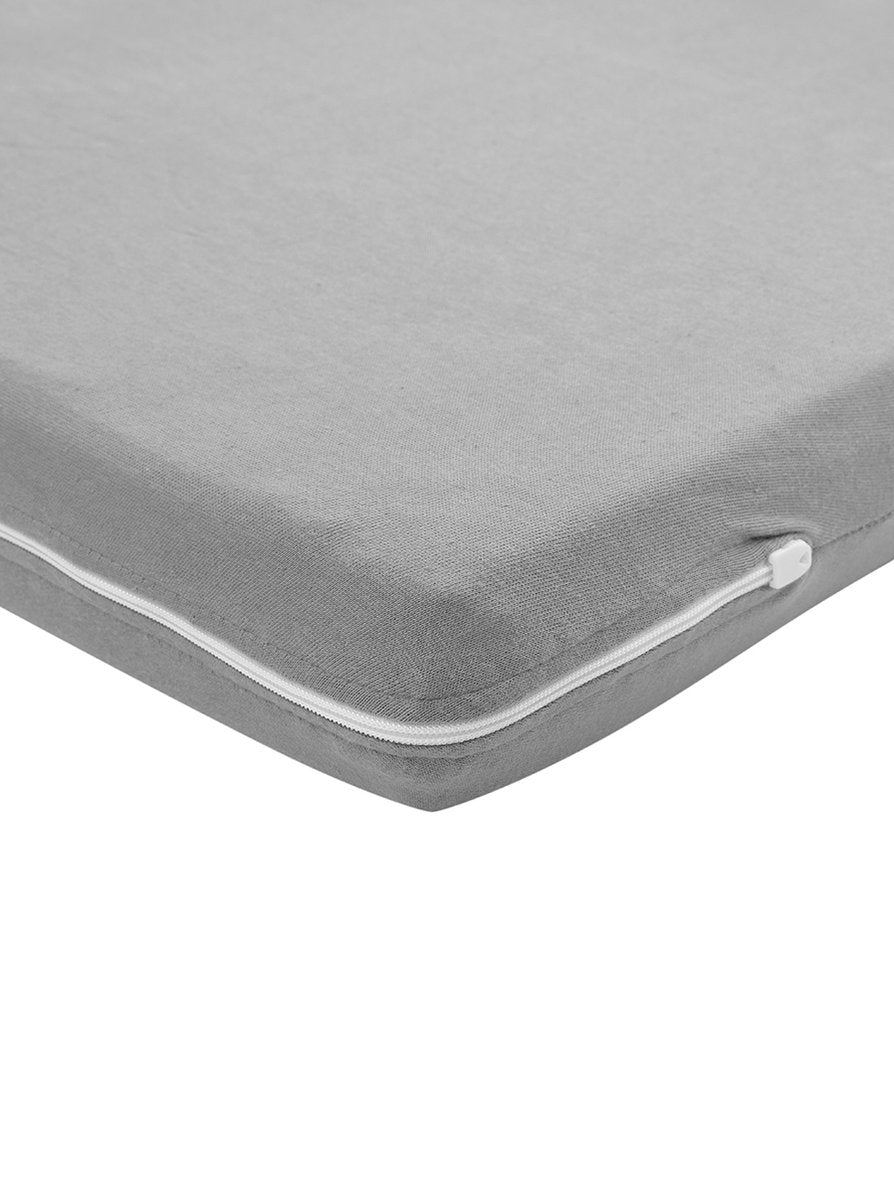 Meyco Baby Meyco campingbed matrashoes - 60 x 120 cm - jersey - grijs