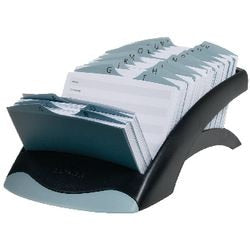 Telindex desk Durable Vegas zwart grijs