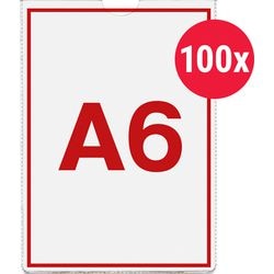 U-hoezen Esselte A6 10,5x14,5cm 120 micron transparant