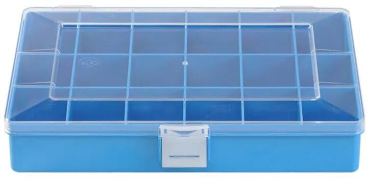 Hünersdorff sortimentkasten ps-compact assortment boxes empty, 18 compartments