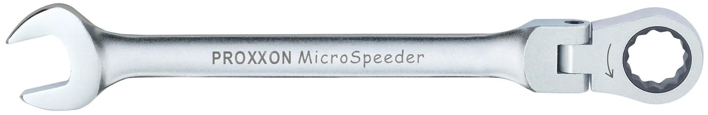 PROXXON ratschenschlüssel microspeeder ratchet wrench 9 mm with joint