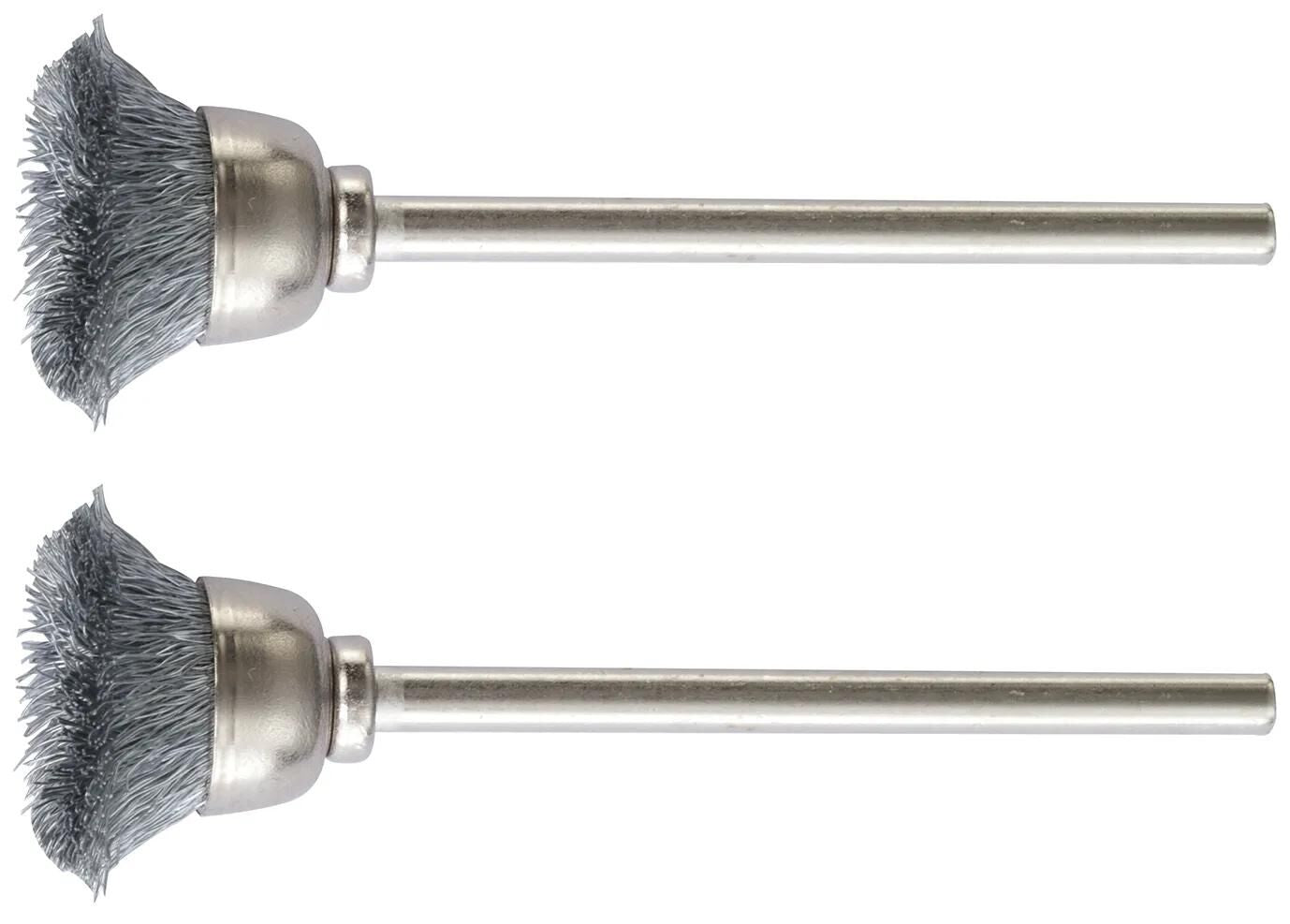 PROXXON pinselbürste brushes shaft 2.35 d=13mm steel 2pcs