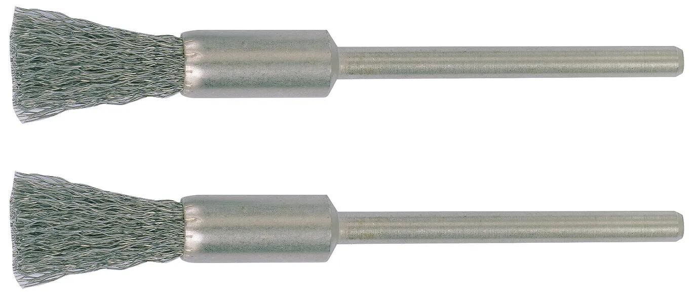 PROXXON penseel brushes w.shaft 2pcs d=8mm stainless s