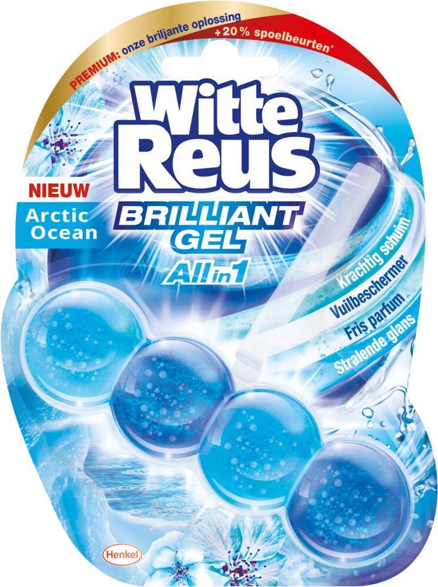 Witte Reus toiletblok brilliant gel arctic ocean