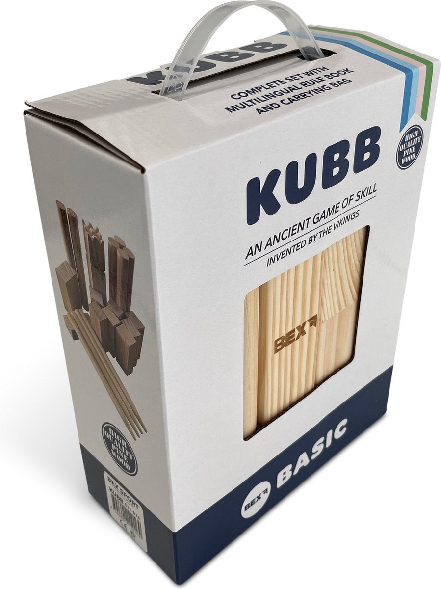 Longfield Kubb basic - formaat koning 25x4,5x4,5cm