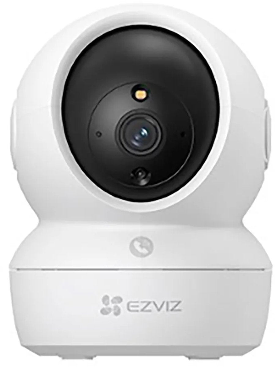 EZVIZ h6c 2k beveiligingscamera binnen – 360° pan tilt – smart tracking, human detection noise detection - wit