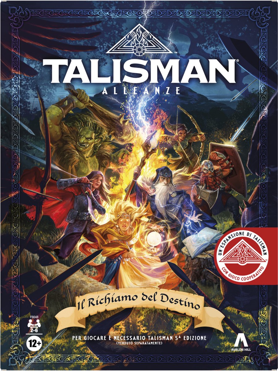 Avalon Hill Talisman alliances: fate beckons-bordspel, talisman-uitbreiding, 12+ (talisman 5e editie is vereist om te spelen)