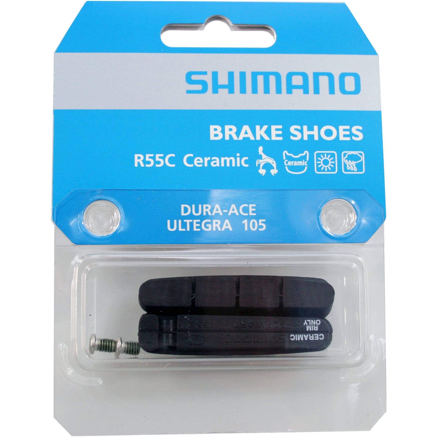 Shimano remblokrubbers r55c dura-ace keramisch 1 paar
