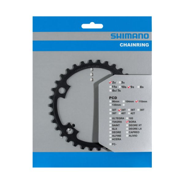 Shimano Kettingblad 34t sora fc-r3000 - 9 speed