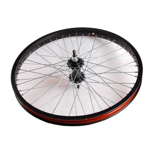 Voorwiel 20 x 1.75 Freestyle aluminium 48 spaaks - zwart