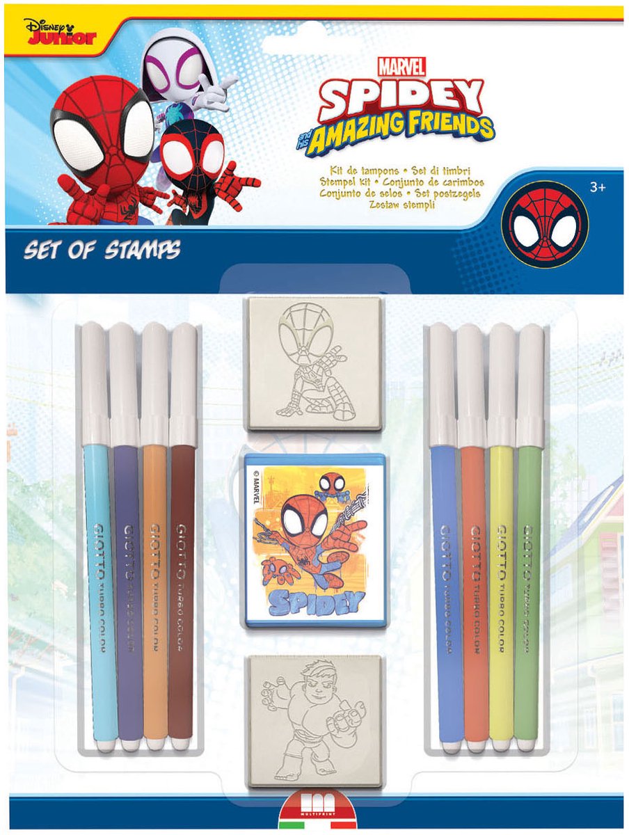 Multiprint Spidey stempelset, 11dlg.