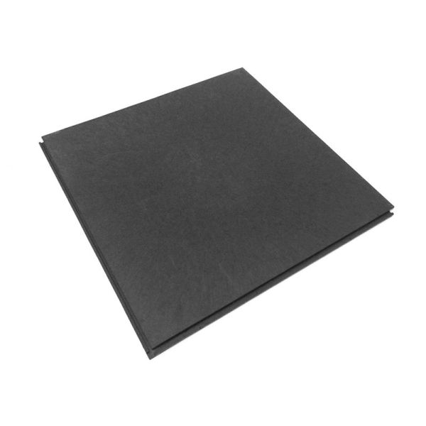 PVC vloertegel 50x50x1 per stuk - zwart