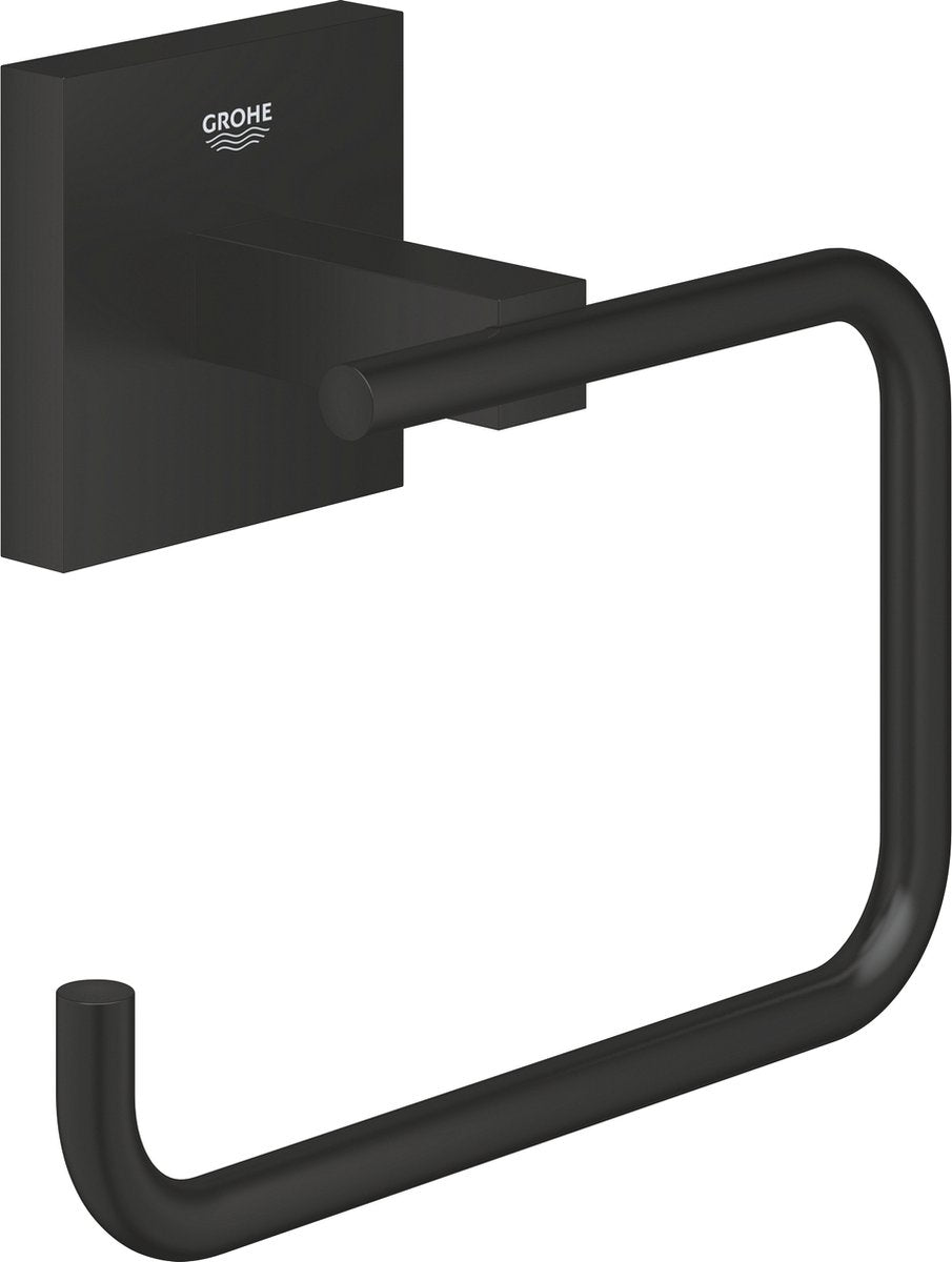 GROHE quickfix start cube toiletrolhouder - matte black