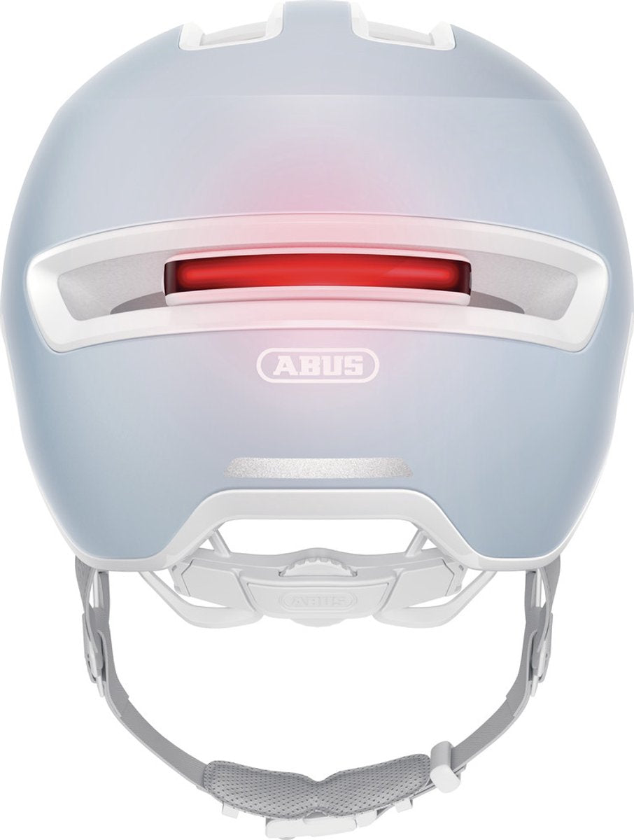 ABUS Fietshelm hud-y pure aqua l - 57-61 cm - blauw - geschikt voor gebruik op elektrische fietsen - stadsfietsen - 330 g