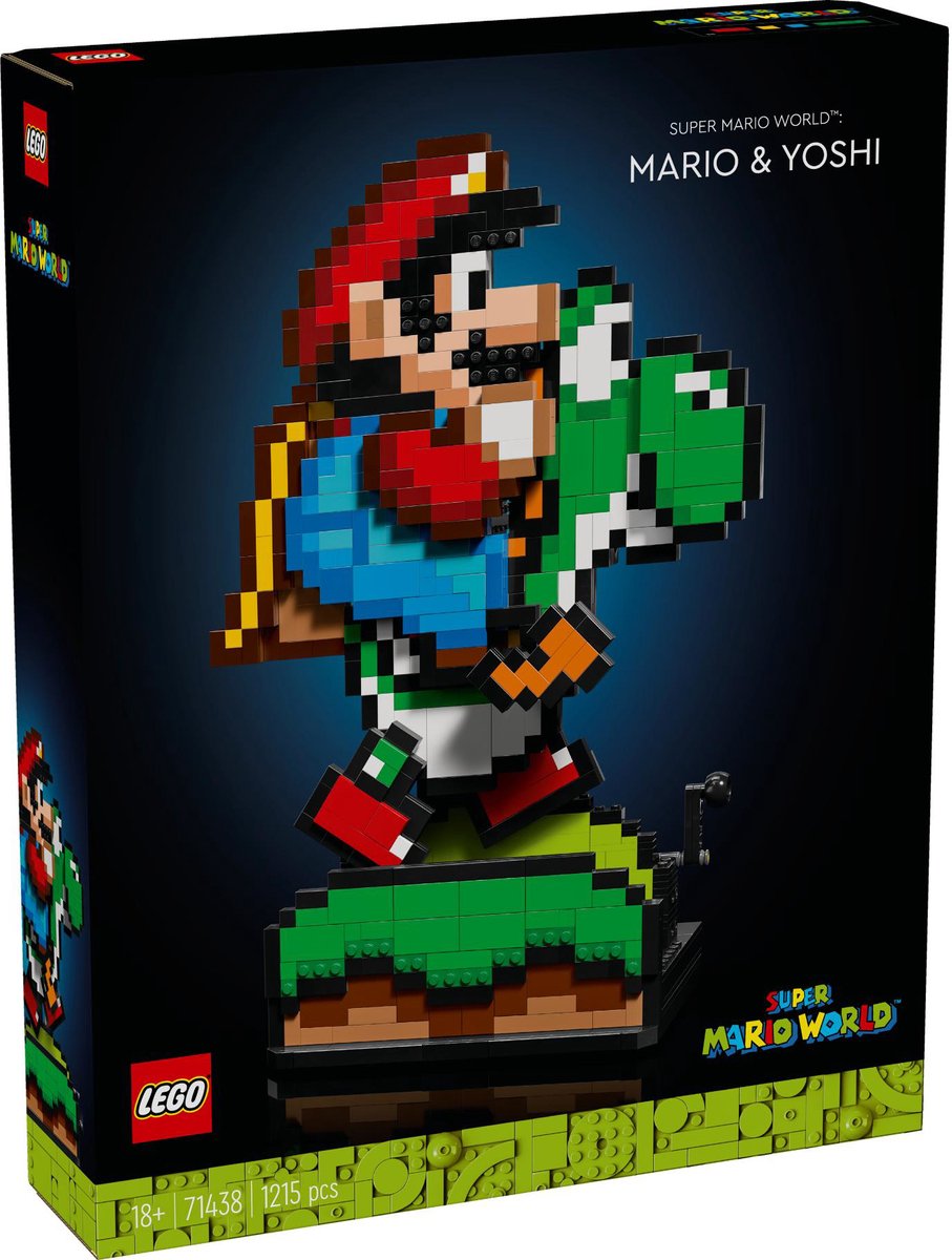 LEGO super mario world - mario en yoshi - 71438