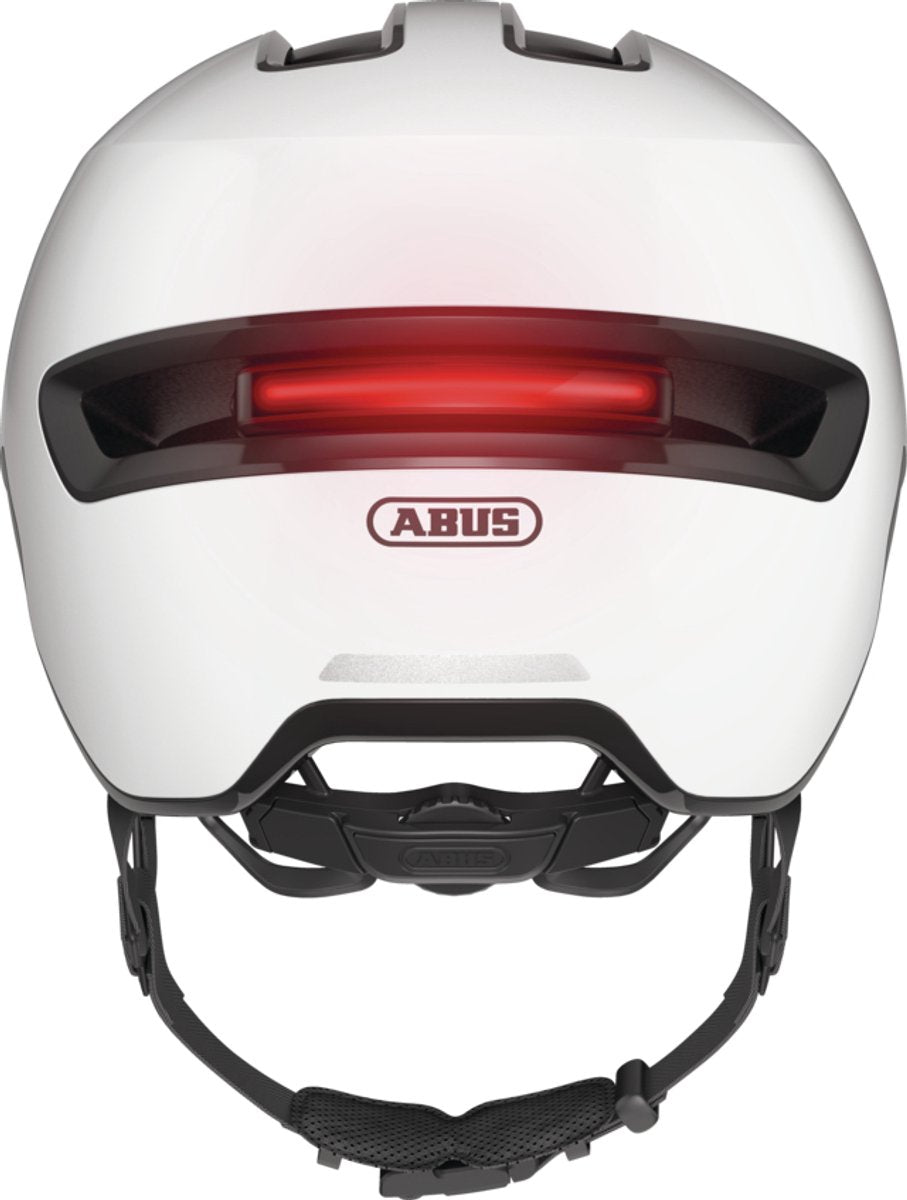 ABUS hud-y - fietshelm shiny white s (48 - 54 cm)